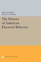 The book cover for the book titled, "The History of American Electoral Behavior" by Joel H. Silbey and Allan G. Bogue. The cover consists of three, thick, horizontal lines. The top being a light grey, the middle being beige, and the bottom is yellow.
