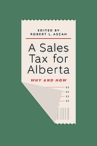 SALES TAX FOR ALBERTA : why and how.