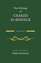 The writings of Charles de Koninck