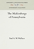 The Muhlenbergs of Pennsylvania by Paul A  W Wallace
