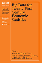 Big data for twenty-first-century economic statistics