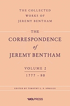 The correspondence of Jeremy Bentham : Volume 2: 1777-80