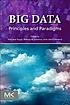 Front cover image for Big data : principles and paradigms