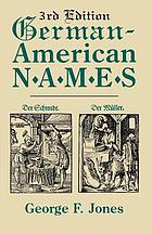 German-American names