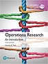 Operations research : an introduction by  Hamdy A Taha 
