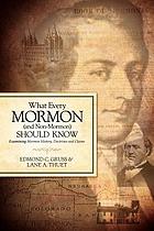 What every Mormon and non-Mormon should know : examining Mormon history, doctrine and claims