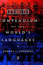 Concise compendium of the world's languages