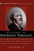 Lectures on systematic theology