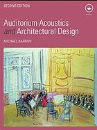 Auditorium acoustics and architectural design