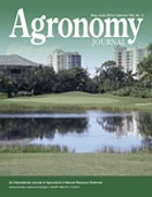 Agronomy journal : an international journal of agriculture and natural resource sciences