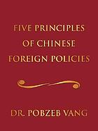 Five principles of Chinese foreign policies