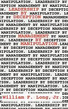 Leadership by deception : management by manipulation