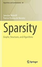 Sparsity : Graphs, Structures, and Algorithms