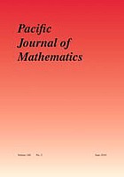 Pacific journal of mathematics.