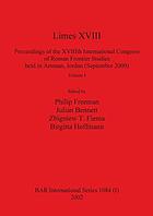 Limes XVIII : proceedings of the XVIIIth International Congress of Roman Frontier Studies held in Amman, Jordan (September 2000)
