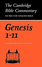 Genesis 1-11 : commentary