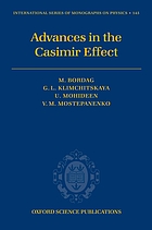 Advances in the Casimir effect
