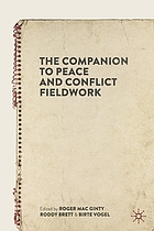 The companion to peace and conflict fieldwork