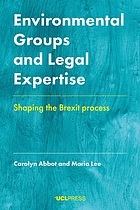 Environmental Groups and Legal Expertise: Shaping the Brexit process
