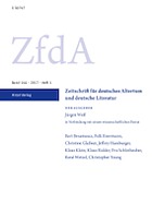 Zeitschrift für Deutsches Altertum und Deutsche Literatur.