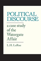 Political discourse : a case study of the Watergate affair
