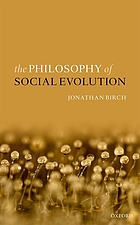 The philosophy of social evolution