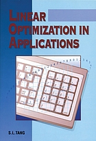 Linear optimization in applications
