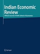 Indian economic review.