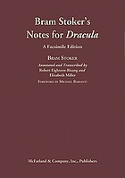 Bram stoker's notes for Dracula