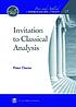 Invitation to classical analysis by Peter L Duren Invitation to classical analysis by Peter L Duren
