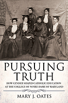 Pursuing truth : how gender shaped Catholic education at the College of Notre Dame of Maryland