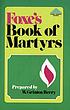 Book of martyrs by John Foxe