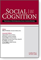 Social cognition : a journal of social, personality and developmental psychology.