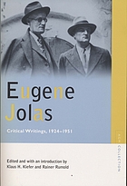 Eugene Jolas : critical writings, 1924-1951