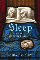 Sleep in early modern England