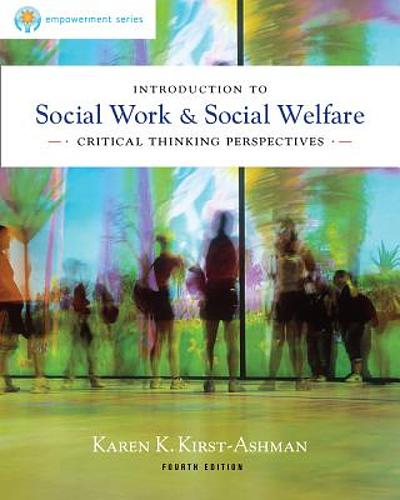 introduction to social work & social welfare critical thinking perspectives 5th edition