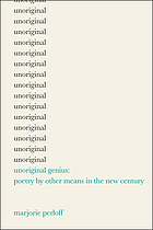 Unoriginal genius poetry by other means in the new century