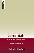 Jeremiah / 1, Chapters 1-20.