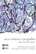 udtrykkeligt killing Skim On the nature of prejudice : fifty years after Allport (Book, 2005)  [WorldCat.org]