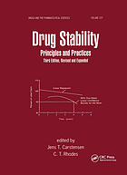 Drug stability : principles and practices