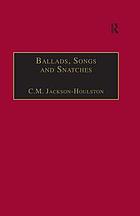 Ballads, Songs and Snatches The Appropriation of Folk Song and Popular Culture in British 19th-Century Realist Prose