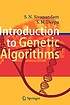 Introduction to Genetic Algorithms by S  N Sivanandam