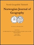 Norwegian journal of geography.