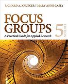 Focus groups : a practical guide for applied research