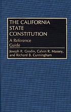 The California state constitution : a reference guide