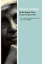At the same time : essays and speeches