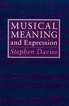 Front cover image for Musical meaning and expression