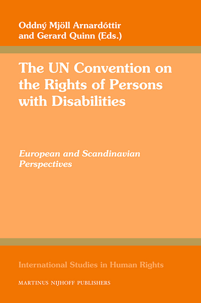 The Un Convention On The Rights Of Persons With Disabilities European And Scandinavian 2994