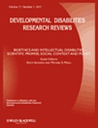 Developmental disabilities research reviews.