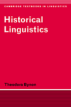 Historical linguistics